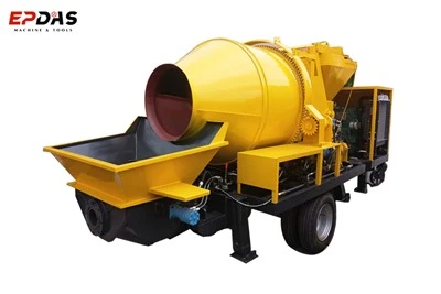 Pompă de beton cu mixer